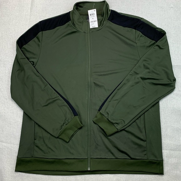 Ideology Other - ID Ideology Men’s Regular Fit Knit Jacket Dark Green XL
